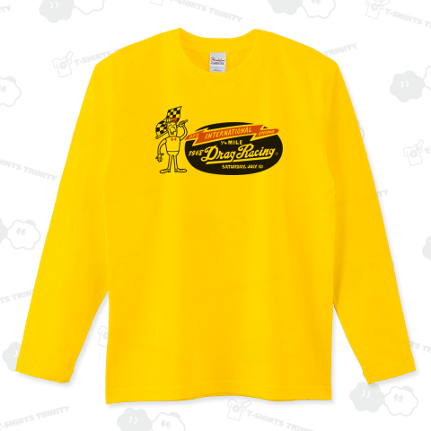 ドラッグ•レース☆1/4マイル☆アメリカンレトロ 両面