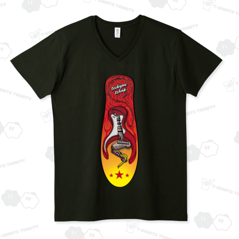 80s Guitar Monster Skate Deck