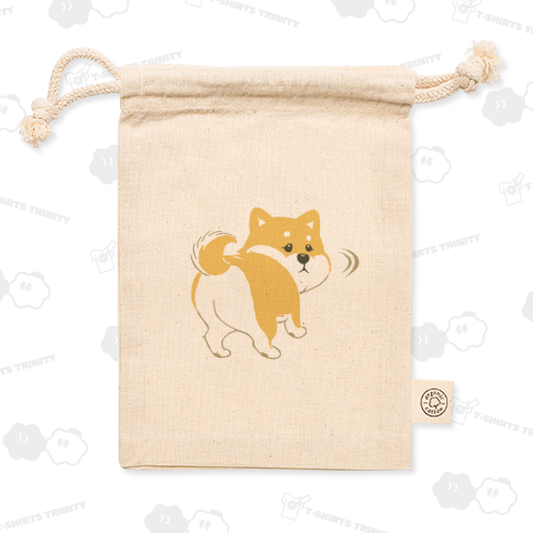 振りかえり柴犬