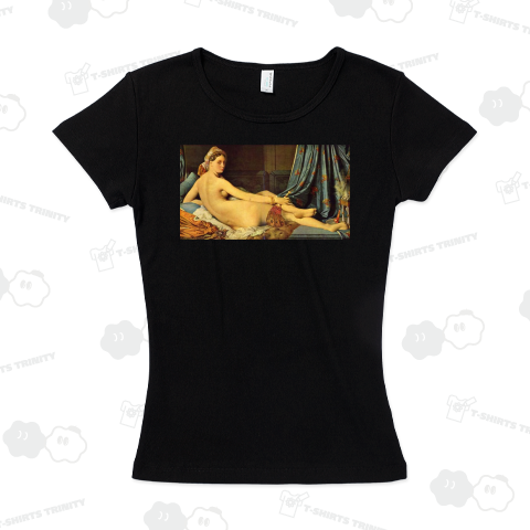 ドミニク・アングル 「グランド・オダリスク」【西洋 絵画 アート 美術 Tシャツ】