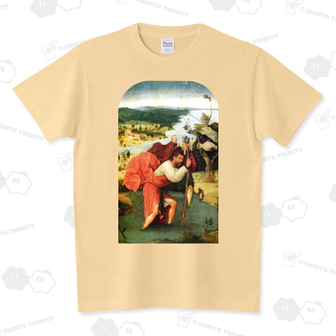 ヒエロニムス・ボス「聖クリストフォロス」【西洋 絵画 アート 美術 Tシャツ】