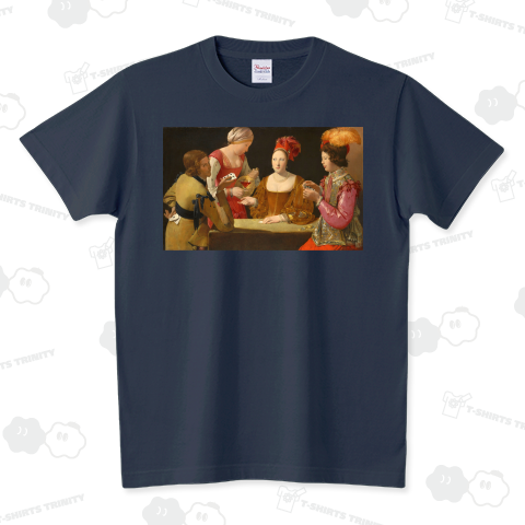 ジョルジュ・ド・ラ・トゥール 「いかさま師」【西洋 絵画 アート 美術 Tシャツ】