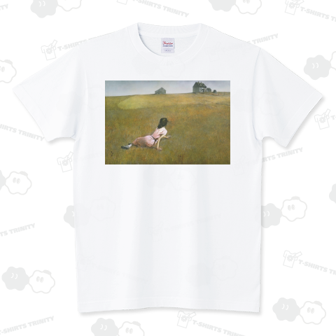 アンドリュー・ワイエス 「クリスティーナの世界」【西洋 絵画 アート 美術 Tシャツ】