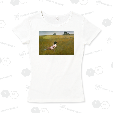 アンドリュー・ワイエス 「クリスティーナの世界」【西洋 絵画 アート 美術 Tシャツ】