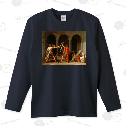 ジャック・ルイ・ダヴィッド 「ホラティウス兄弟の誓い」【西洋 絵画 アート 美術 Tシャツ】