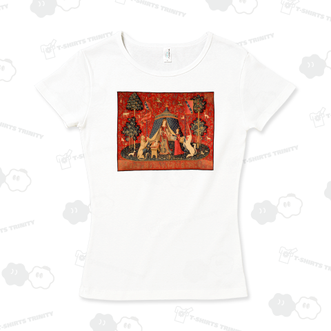「貴婦人と一角獣」タペストリー連作【西洋 絵画 アート 美術 Tシャツ】