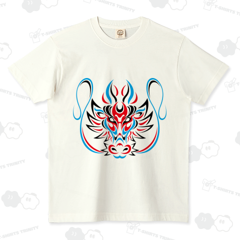 歌舞伎の隈取り風のドラゴン