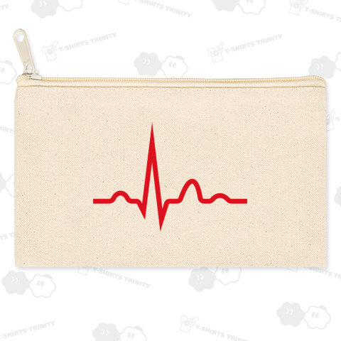 シンプルな心電図のラインアート