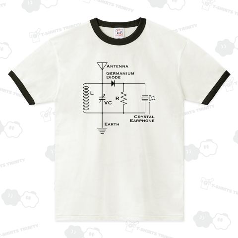 ゲルマニュウムラジオの回路図
