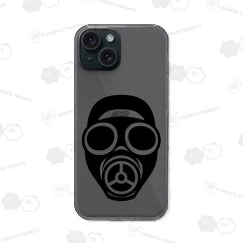 危険で不安なイメージのガスマスク