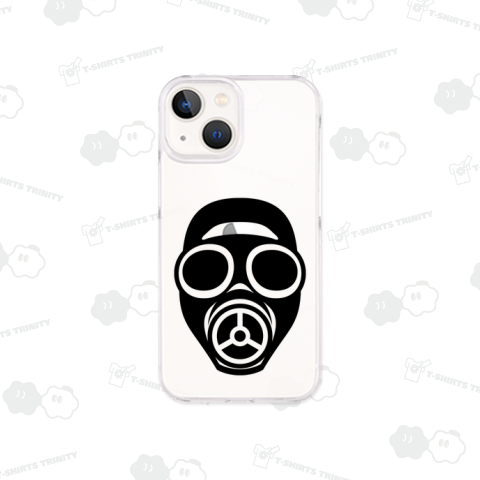 危険で不安なイメージのガスマスク