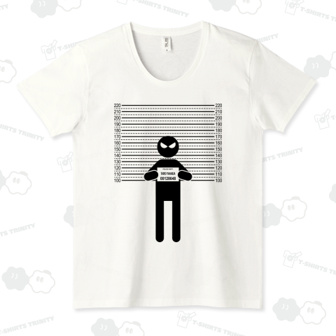 犯罪者の逮捕時の写真 マグショット テンプレート