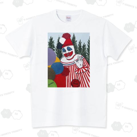 JOHN WAYNE GACY(ジョン・ウェイン・ゲイシー） T-shitrs /White