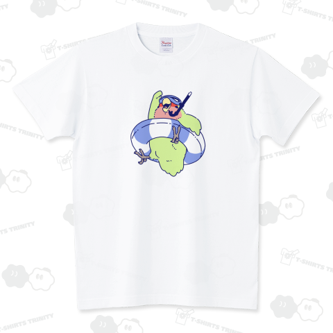 うきわコザ(表のみ) スタンダードTシャツ(5.6オンス)