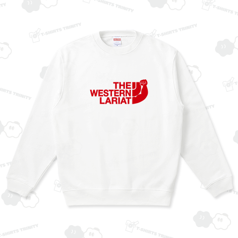 じゃないよ。ウエスタンラリアット! 赤