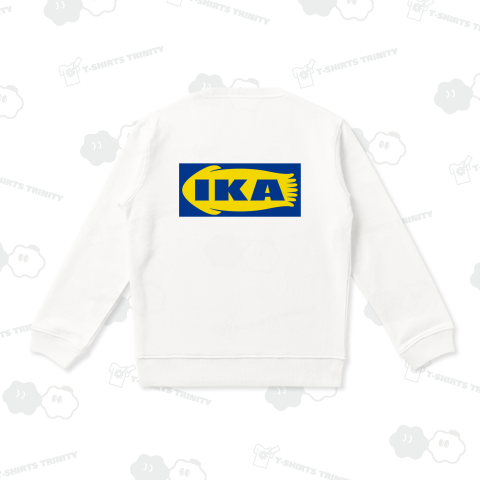 IKA イカ いか ロゴ バックプリント
