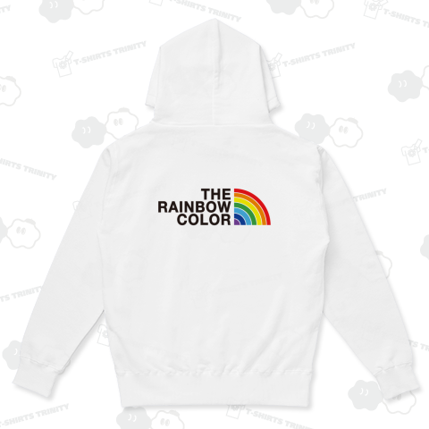 THE RAINBOW COLOR ザ レインボー カラー 大 ロゴ バックプリント