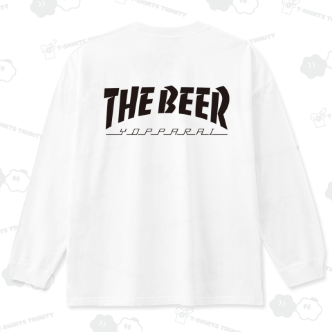 THE BEER ザ ビール 酔っ払い ロゴ バックプリント