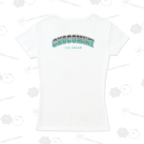 CHOCOMINT チョコミントアイスクリーム バックプリント