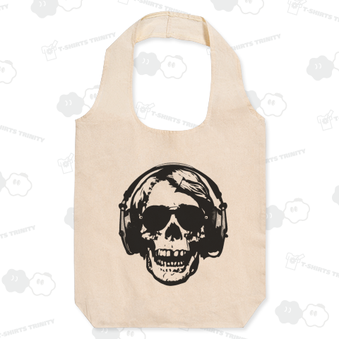 ドクロ 音楽 ヘッドホン ガイコツ ROCK スカル Skeleton