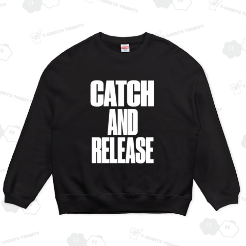 CATCH AND RELEASE キャッチアンドリリース 釣り FISHING 釣りで捕まえた魚を傷つけずに再び水に戻すこと