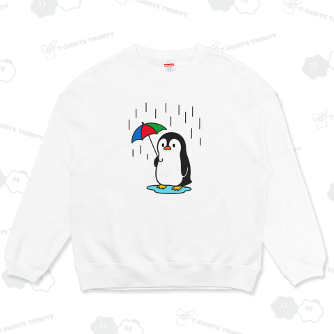 傘をさすペンギン