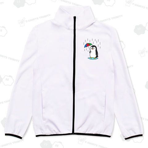 傘をさすペンギン