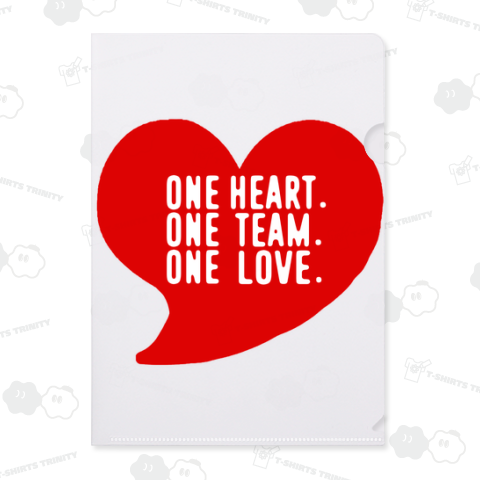 ONE HEART. ONE TEAM. ONE LOVE.ハート
