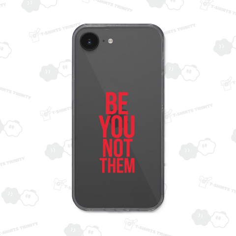 Be You, Not Them.赤 自分らしく、誰かの真似じゃなく。