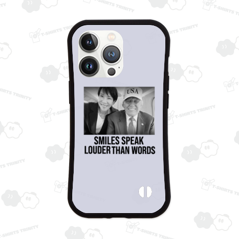 "Smiles Speak Louder Than Words"(笑顔は言葉より強い)高市総理大臣 トランプ大統領