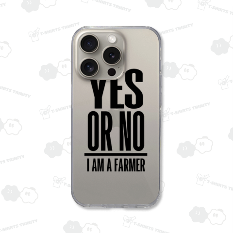 YES OR NO YESか農家 I am a farmer 英語