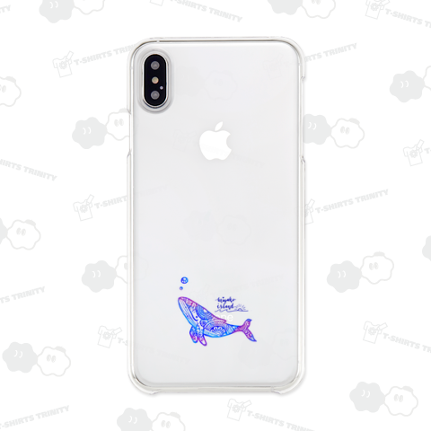 宮古島ロゴ付きクジラデザイン