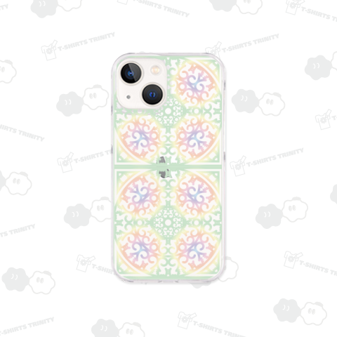 曼荼羅模様のような猫柄模様