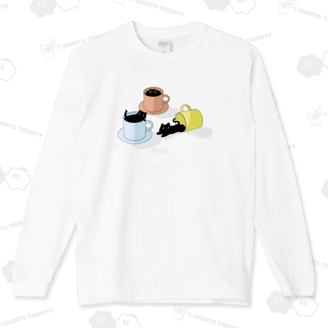 溶ける3匹のコーヒー猫