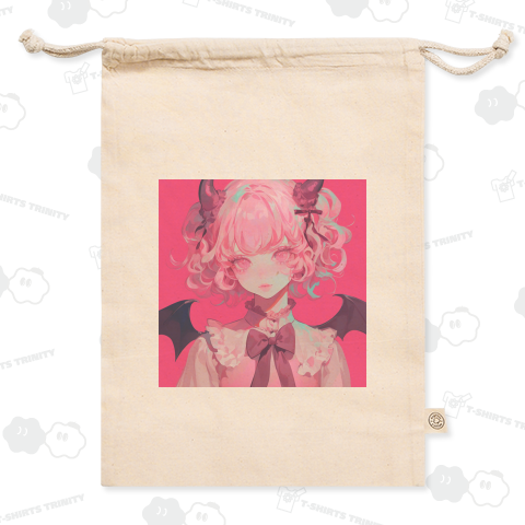 ピンクのふわふわ悪魔ちゃん