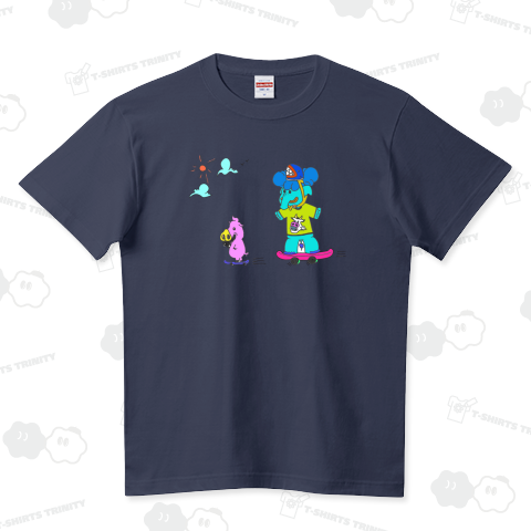 ゾウさんとブタさんのスケボー