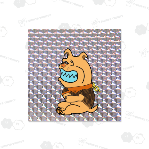 ブルドックと緑の鳥