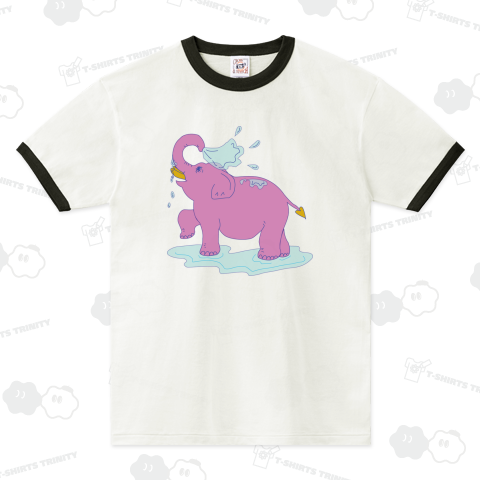 ぞうさんの水浴び