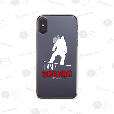 I AM A SNOWBOARDER(WHITE)