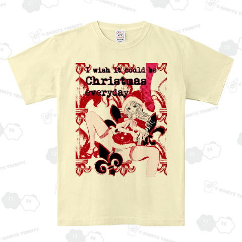Ugly Christmas Eropop Tshirt サンタガール エロポップ