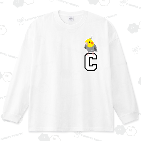 Cockatiel 0555 ノーマルオカメインコ Cロゴ 大きめワンポイント