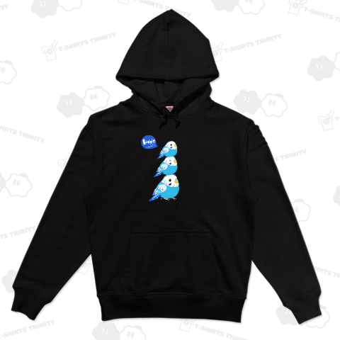 セキセイインコ タテ並び柄 0411 大きめワンポイント