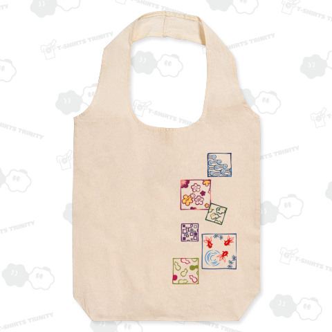 和柄四角枠(カラフル)