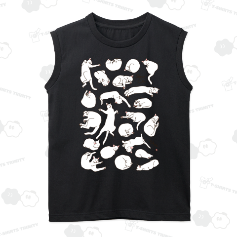 寝ねこ(白猫Ver.)