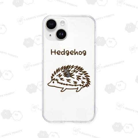 ハリネズミ (英語-茶)