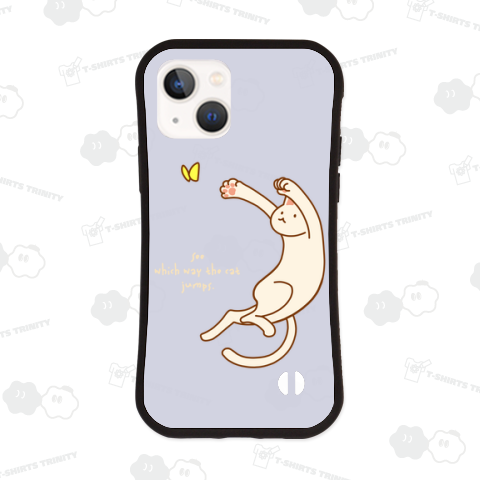 飛び猫(カラー・濃色地用)