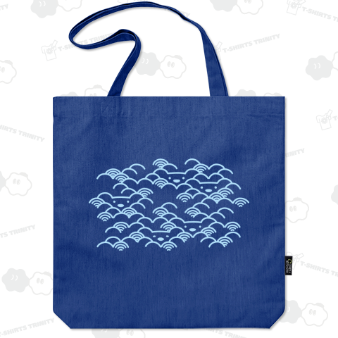 しろくま青海波(水色)