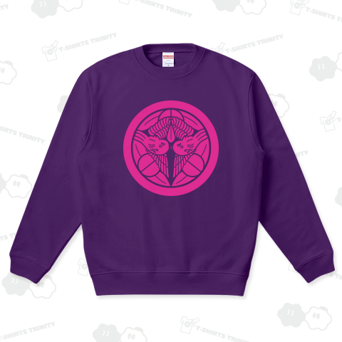 上杉謙信 家紋 竹に飛び雀 ピンク