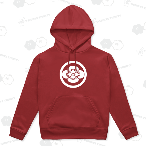 沖田総司の丸に木瓜 白