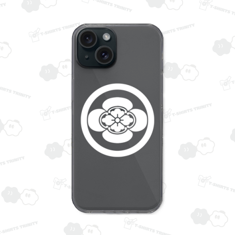 沖田総司の丸に木瓜 白